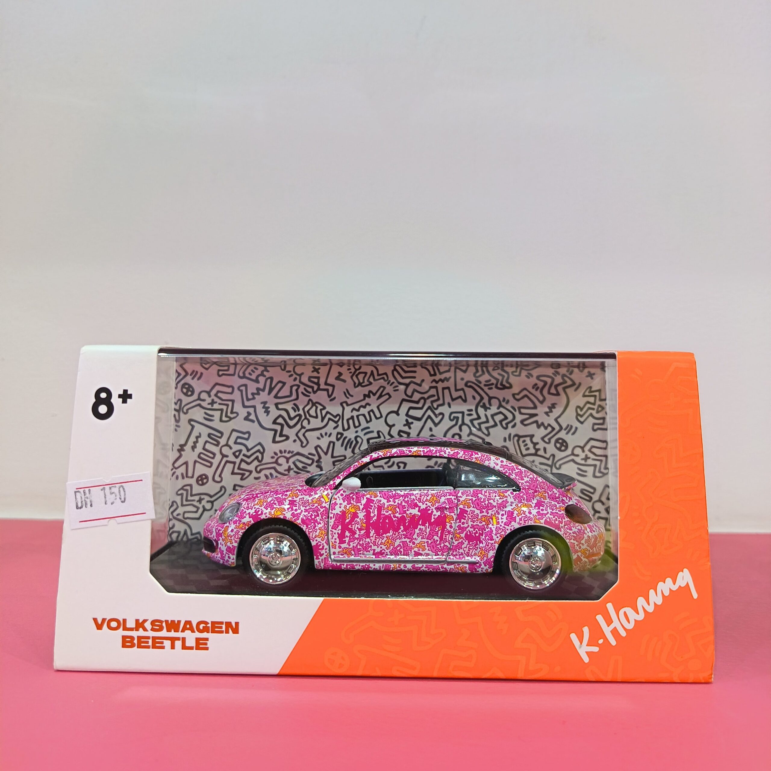 Volkswagen Beetle Die Cast Model Car - Pink - Image 4