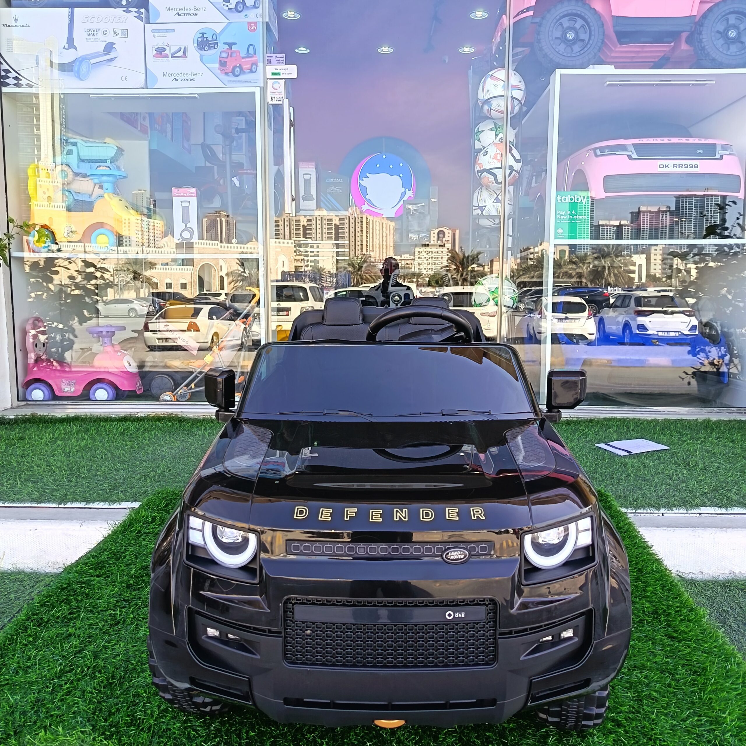 Land Rover Defender Kids Electric Ride-On Car - Black - Image 5