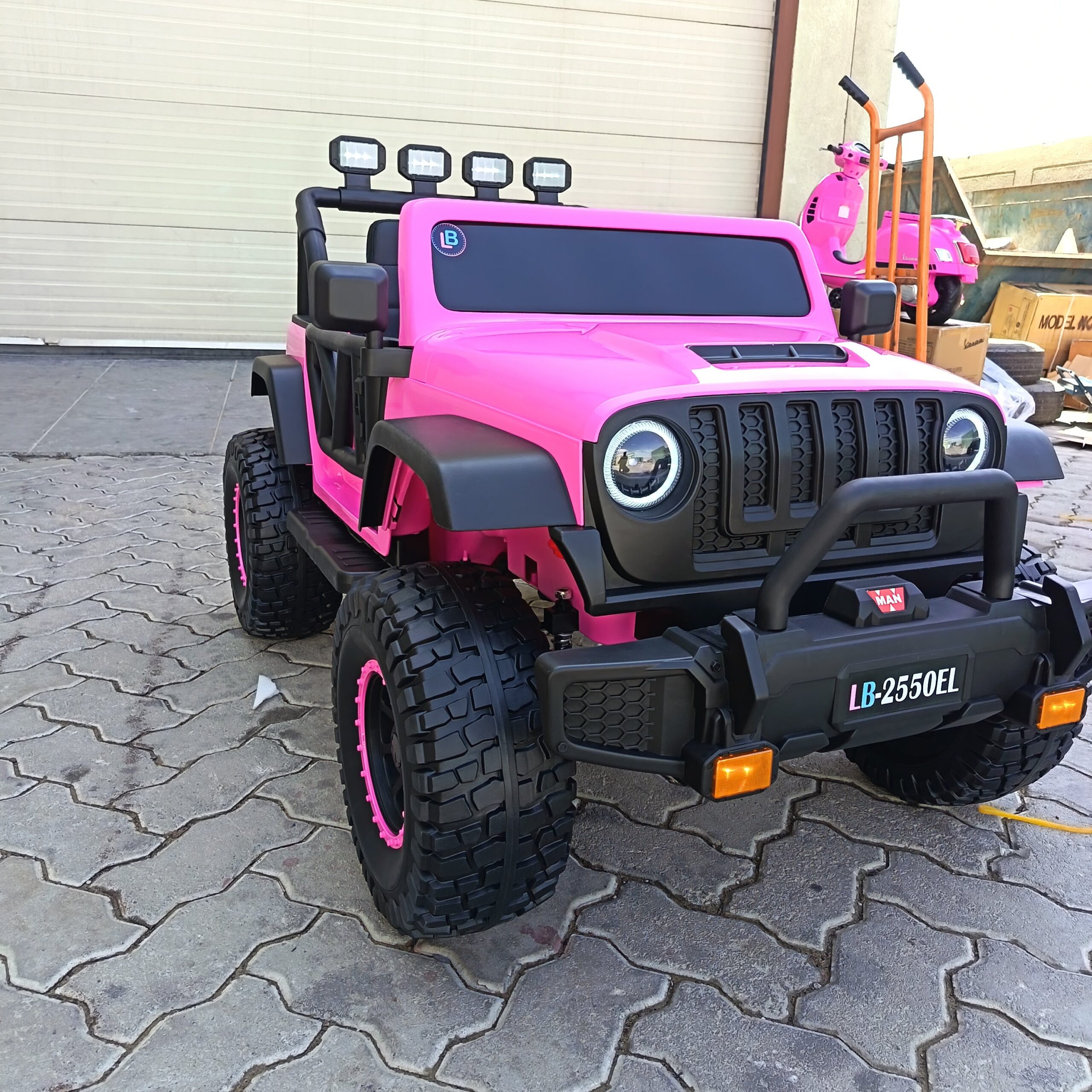 Pink Jeep Ride-On for Kids - Image 6