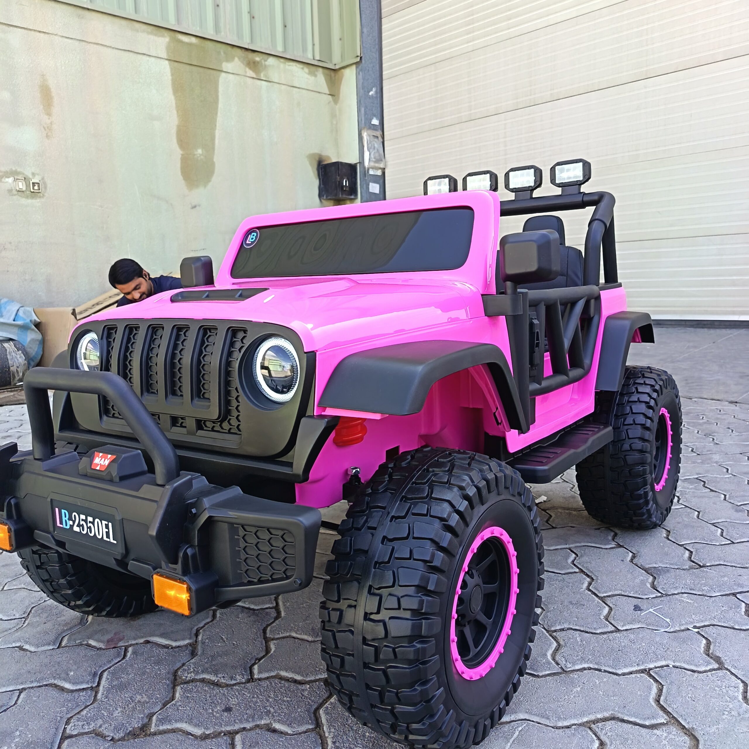 Pink Jeep Ride-On for Kids - Image 5