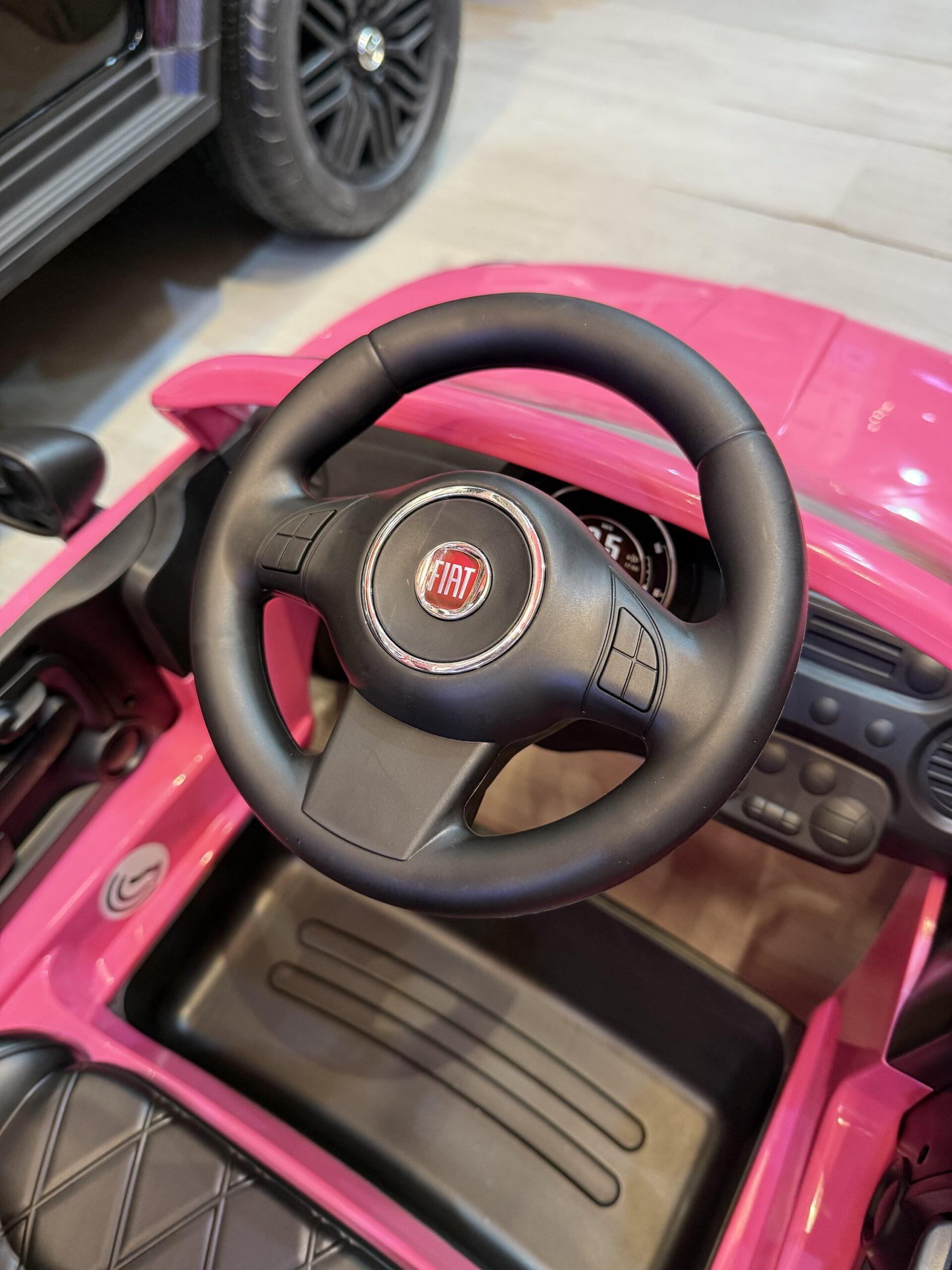 Fiat Pink Ride-On Car for Kids - Image 16