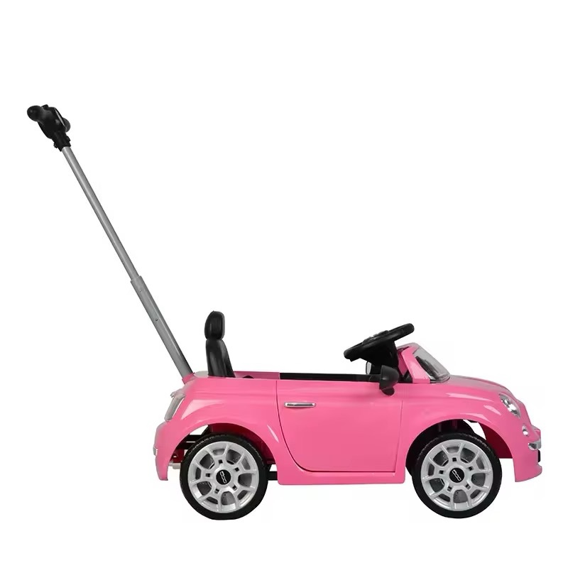 Fiat Pink Ride-On Car for Kids - Image 9