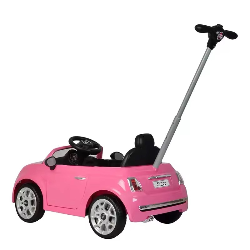 Fiat Pink Ride-On Car for Kids - Image 8